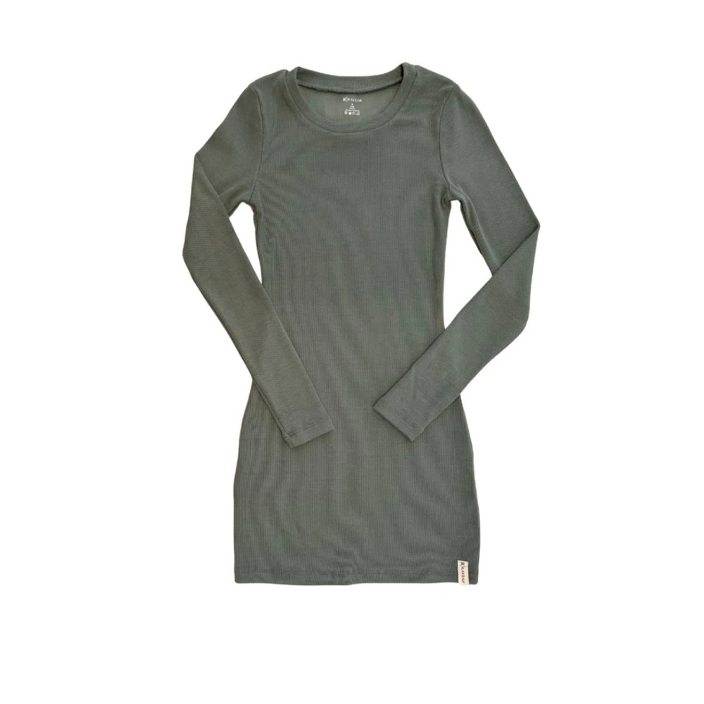Olive Long Sleeve Dress